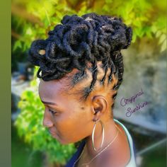 Oryginal Sunshine on Instagram: “#oryginalsunshine #971 #love #hairlove #fwi #coiffure #naturalbeauty #protectivestyles #hairstylist #hairstyles #loctician #locspecialist…” Female Dreadlocks, Female Dreadlocks Styles, Dreadlocks Styles, Thick Locs, Dread Heads, Hairstylist Hairstyles, Beautiful Locs, Mohawks