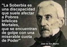 an old photo with a quote from jose de san martin