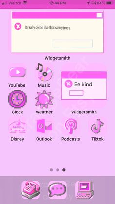 the pink theme on this phone is very pretty