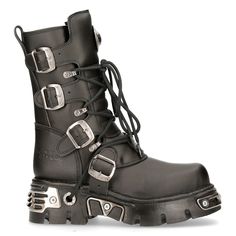 Step up your footwear game with the goth punk eco vegan metallic buckle boots! featuring a durable rubber sole, convenient zipper closure, and buckle detailing. get now! Edgy Moto Boots With Lug Sole For Outdoor, Gothic Platform Boots With Buckle Closure For Streetwear, Gothic Boots With Buckle Closure For Concert, Alternative Style Boots With Buckle Closure For Concert, Alternative Leather Moto Boots With Lug Sole, Alternative Boots With Buckle Closure For Concert, Leather Platform Boots With Buckle For Alternative Fashion, Alternative Leather Platform Boots With Buckle Closure, Black Steampunk Moto Boots With Rivets