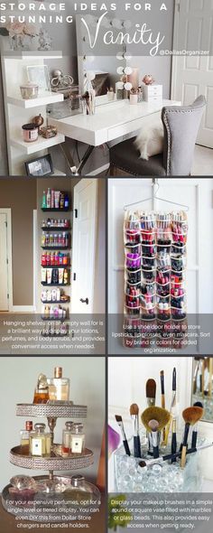 Makeup, lotion and perfume lovers - this one is for you!·Check out these incredibly simple, yet stunning, ways to store your collections.·#DallasOrganizer #GetOrganized#ILoveOrganizing#GetOrganizedDFW·#Cleaning#CleaningTips#SpringCleaning#CleanHome#Makeup#Lotion#Perfume#FeelGood Lotion Organization On Dresser, Products Organization, Lotion Organization, Organized Makeup, Lotion And Perfume, Organized Lifestyle, Expensive Perfume