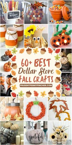 the best dollar store fall crafts and decorations