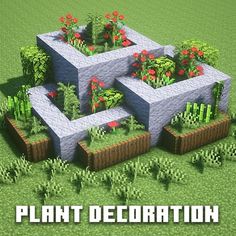 an image of a plant decoration in minecraft