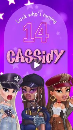 Bratz Birthday Invitation, Bratz Birthday, Bratz Girl, Birthday Video Invitation, Birthday Outfit For Women, Virtual Card, Bratz Girls, Birthday Video, Video Invitation