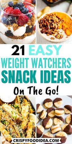 the best weight watchers snack ideas on the go