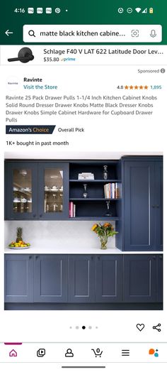 an image of a kitchen cabinet on the app