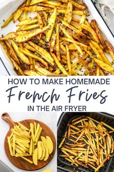 how to make homemade french fries in the air fryer