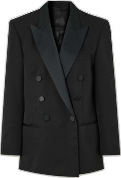 Tuxedo Styles, Wool Blazer, Black Wool, Net A Porter, Isabel Marant, Women Collection, Double Breasted, Luxury Design, Porter