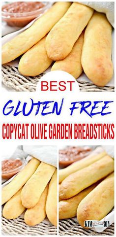 gluten free copycat olive garden breadsticks are the perfect side dish