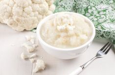 cauliflower and some other food on a table