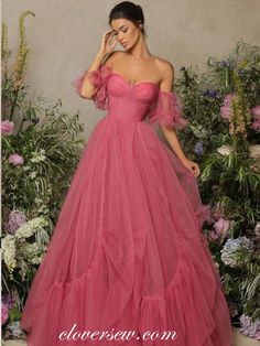 Description: 1.Fabric:Tulle 2.It can be made in other colors and custom size,please contact us.If dress is custom made, we need to size as following(If you aren't sure how to get it,here is our measuring guide) bust:______ cm/inch waist:______cm/inch hip:_______cm/inch hollow to floor with bare foot:_______cm/inch extra heels:_______cm/inch shoulder to shoulder :_______cm/inch (measured from back of shoulder) shoulder to bust :_______cm/inch (measured from middle shoulder to nipple) shoulder to European Fashion Dresses, Fun Prom Dresses, Off Shoulder Tulle, Prom Dresses Off The Shoulder, Strapless Evening Gowns, Princess Prom Dresses, Tarik Ediz