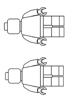 the top and bottom view of a car with two wheels on each side, facing opposite directions