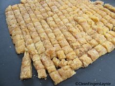 fried food is being prepared on the grill