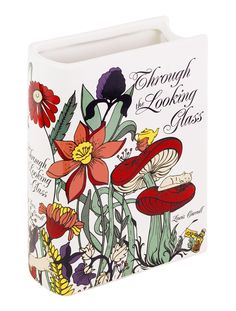 PRICES MAY VARY. Ceramic vase with top opening Large vase has a long, slender top opening that easily accommodates a bouquet of flowers or kitchen utensils The vibrant artwork is inspired by Lewis Carroll's book, Through the Looking-Glass, and features surprise elements from the book hidden throughout the design Featuring artwork influenced by a beloved classic and a multifunctional design, Steel Mill's decorative vases for home decor make the perfect gift for book lovers and are sure to dress u Modern Farmhouse Decor Kitchen, Cute Bookshelf, Cute Bookshelves, Book Vase, Home Decor Cute, Large Ceramic Vase, Vase Transparent, Vase Noir, Glass Book