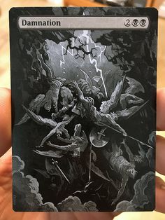 Mtg Black Art, Mtg Card Art, Custom Magic The Gathering Cards, Mtg Tattoo, Mtg Black, Alter Art