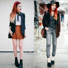 Modern Punk Fashion Woman, Punk Chic Fashion, Modern Punk Fashion, Punk Fashion Women, Punk Chic, Luanna Perez, Girl Punk, Outfit Autumn, Punk Dress