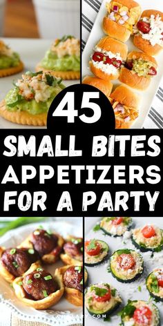 Small Bites Appetizers for Party Ladies Appetizer Party, Ladies Night Appetizers Snacks, Appetizers For Ladies Night, Ladies Night Appetizers, Small Plates Dinner Party, Ladies Night Food Ideas, Small Bites Party, Party Food Hacks, Holiday Appetizers Christmas Parties