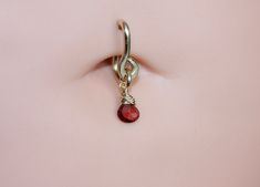 Belly Button Ring Garnet Belly Hoop Piercing Body Jewelry 18g 16g 14g Gold Silver Rose Gold Navel Jewelry Red Stone Ring, Gemstone - Etsy Red Hoop Jewelry For Wedding, Red Metal Body Jewelry As A Gift, Red Metal Body Jewelry For Gift, Red Gemstone Hoop Earrings, Cute Nose Rings, Red Stone Ring, Navel Jewelry, Belly Button Jewelry, Red Stone