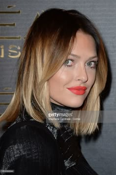 Caroline Receveur Hair, Amber Hair, Paris Party, Hair Techniques, Hair Styles 2017, Hair Bob, October 2, Hair Inspo Color, Spring Summer 2017