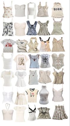 Outfits For A Sunny Day, Trending Tops For Women 2024, Pretty Tank Tops, Collage Clothes Outfit, Where To Buy Trendy Clothes, Types Of Clothing Styles Names, How To Style A White Long Sleeve Shirt, Top Inspo Sewing, Thrifting Clothes Ideas