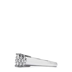 Effy 925 Sterling Silver Diamond Ring, 0.20 TCW Silver Diamond Ring, Silver Diamonds, Round Diamonds, Metallic Silver, Slip On Sneaker, Diamond Ring, 925 Sterling Silver, Sterling Silver, Ring