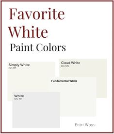 the white paint colors in this poster are all different shades and sizes, but they appear to