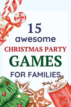 some christmas party games for families to play