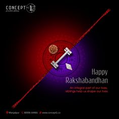 happy rakshabandhan with an arrow on it