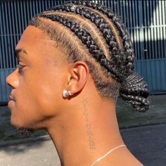 Braided Buns, Male Haircuts Curly, Boy Braids Hairstyles, 90s Rappers, Cornrow Hairstyles For Men, Men Haircut Curly Hair