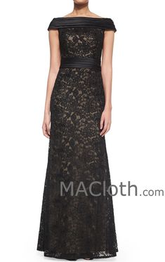 Evening Gown Black, Black Lace Dress Long, Black Formal Dress, Black Evening Gown, Mother Of Groom Dresses, Gown Black, Black Dress Formal, Black Tie Dress, Mob Dresses