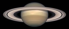 saturn as seen from the hubpler