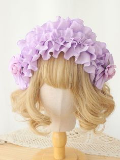 This price is for a hairband only. Lolita Accessories:Hairband Lace Hairband, Lolita Fashion, Hair Band, Multi Layering, Headpiece, Color Options, Lace, Color