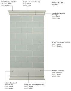 the details of a brick fireplace surround