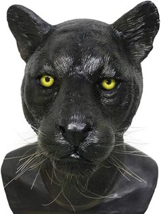 Amazon.com: Black Panther Latex Mask Animal Leopard Jaguar Mask Carnival Party Mask Halloween Costume Masqurade Party Cosplay : HENGYUTOYMASK: Clothing, Shoes & Jewelry Animal Fancy Dress, Jaguar Mask, Leopard Mask, Panther Leopard, Fancy Dress Halloween, Leopard Party, Bear Mask, Funny Pigs, Halloween Fancy Dress