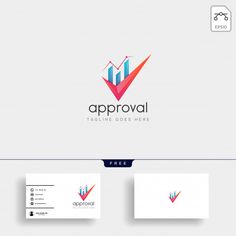 the logo for approvatil is designed with colorful shapes and lines, as well as