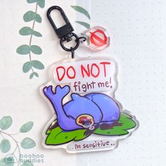 Sensitive bug, do not fight me! Epoxy topped acrylic keychain of a crying cute bug/ beetle Bug Keychain, Im Sensitive, Cute Bugs, Impulse Buying, Art Fair Booth, Bug Beetle, I'm Sensitive, Acrylic Keychains, Acrylic Keychain