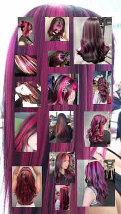 Colorful Hair Dye Ideas, Shortish Hair, Hair Color Underneath, Hair Dye Ideas, Hair Color Streaks, Dyed Hair Inspiration