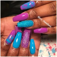 Drip Nails, Crazy Nails, Nail Envy, Almond Shape, Nails Almond, Glam Nails, Nail Art Galleries