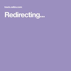 the words redirecting are written in white on a purple background