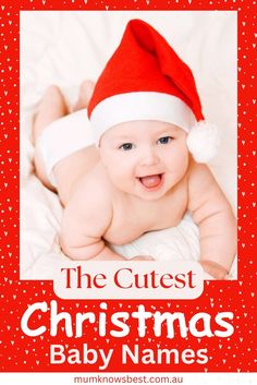 The cutest Christmas baby names - list of festive baby name ideas by Mum Knows Best. Christmas Baby Names, Elf Names, Christmas Miracle, Cool Baby Names, Gender Neutral Names, Name Inspiration, Baby Boy Names