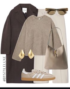 Classic Chic Outfits, Neutral Autumn, Autumn Looks, Neutral Outfits, Looks Street Style, Stylish Work Outfits, Interview Outfit, Fall Fashion Outfits