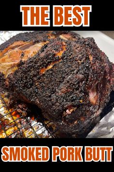 Don't miss this smoked pork butt recipe that has a delicious bark, is pull-apart tender, and has smoky meat that makes for fantastic pulled pork sandwiches. #joshscookhouse #thebestsmokedporkbutt #smokedporkbutt #porkbutt #smokedpork #smokedpulledpork Best Smoked Pulled Pork Recipe, Smoked Pork Buttons Recipe, Smoked Boston Button Recipe, Pulled Pork Smoker Recipes, Pulled Pork Seasoning, Gas Grill Recipes, Smoked Pulled Pork Recipe, Smoked Jerky, Smoked Pork Recipes