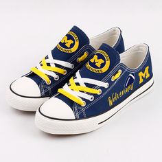 Michigan Wolverines Ncaa College Fans Canvas Shoes Custom Students Sneakers T-Dv345L. Stride with confidence in these sleek sneakers, boasting a striking dinosaur print with floral touches for a unique spin on classic footwear.". #wolverine #michigan wolverines #Shoes #Amarrado St. Louis Blues, Blues Nhl, Nashville Predators, Fan Style, St Louis Blues, Shoes Custom, Shoes Sport, Hockey Fans, Go Blue