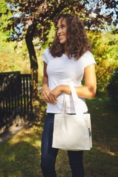 Natural colour organic and Fairtrade certified cotton tote bag from Neutral. Perfect sustainable accessory that can be customised with embroidery or print. check our more of the eco-friendly options we can provide here Small Tote Bag, Cotton Tote Bag, Small Tote, Cotton Tote Bags