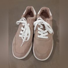 Old Navy Sneakers Womens Size 7 Lace Up Round Toe Canvas/Suede-Like Material White Laces Beige New Without Tags Trendy Beige Suede Sneakers, Trendy Brown Suede Sneakers, Navy Sneakers, Sneakers Womens, Navy Shoes, Womens Shoes Sneakers, White Lace, Old Navy, Shoes Sneakers