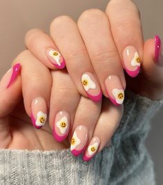 Floral Nail Designs, Cute Spring Nails, French Nail Art, Seasonal Nails, Spring Nail Art, Trendy Nail Design, Sparkly Nails