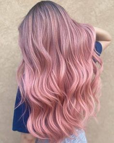 Cotton Candy Pink Hair, Natural Brown Hair, Rainbow Hair Color, Pastel Pink Hair, Hair Color Pink, Looks Party, Hair Shades