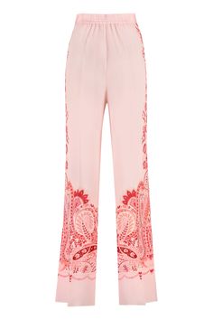 These silk pants are the perfect combination of elegance and comfort. The floral print adds a touch of whimsy to your wardrobe, while the elasticated back insert ensures a perfect fit every time. Made from 100% silk, these pants are luxurious and lightweight, making them an essential addition to your summer wardrobe. Floral print for a fun, playful look Elasticated back insert for a comfortable fit 100% silk for a luxurious and lightweight feel Floral Print Design, Silk Pants, Floral Pants, Silk Material, Printed Silk, Women's Wardrobe, Sweaters Knitwear, Emilio Pucci, Womens Fall