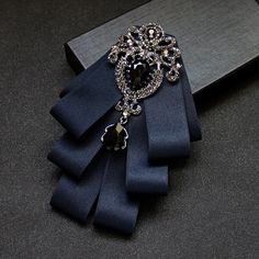 Gender: WOMENGender: MENStyle: FashionMaterial: PolyesterTies Type: Bow TieSize: One SizeOrigin: CN(Origin)Pattern Type: SolidDepartment Name: Adultkind: bow tiepackaging: independent packagedgender: men/unisexstyle: handmadesize: 10.5*13CM Elegant Navy Suit And Tie Accessories For Wedding, Blouse Accessories, Bow Tie Women, Brooch Fabric, Tie Brooch, Pins And Brooches, Brooch Corsage, Butterfly Blouse, Collar Chain