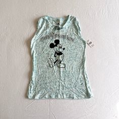 Tag1 Brand New With Tags No Flaws Rips Or Stains Blue Tank Top, Disney Tops, Disney Parks, Disney World, Blue Black, Tank Top, Womens Tops, Tank Tops, Brand New